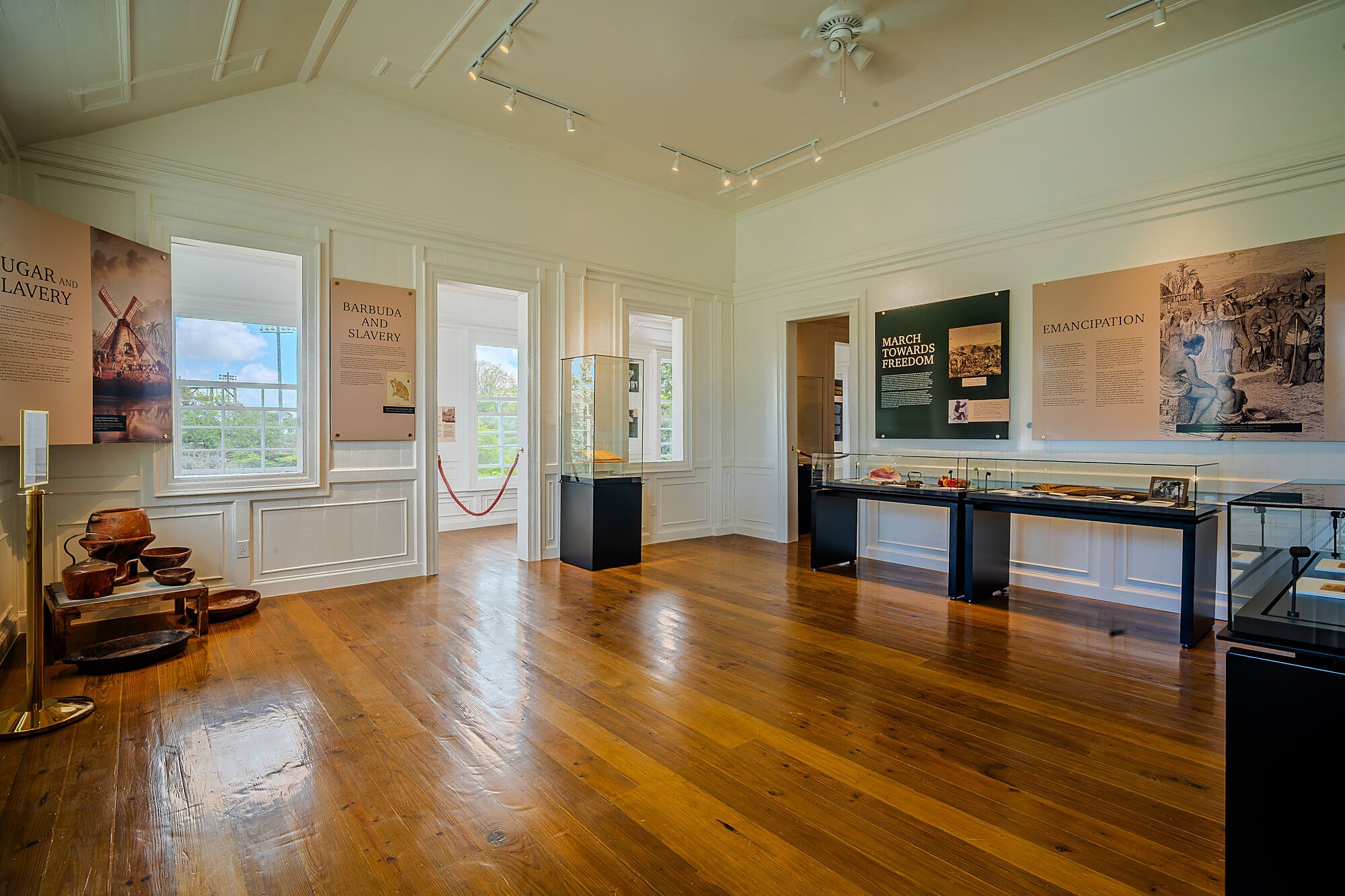 Government House Museum — gallery on sugar, slavery, and emancipation